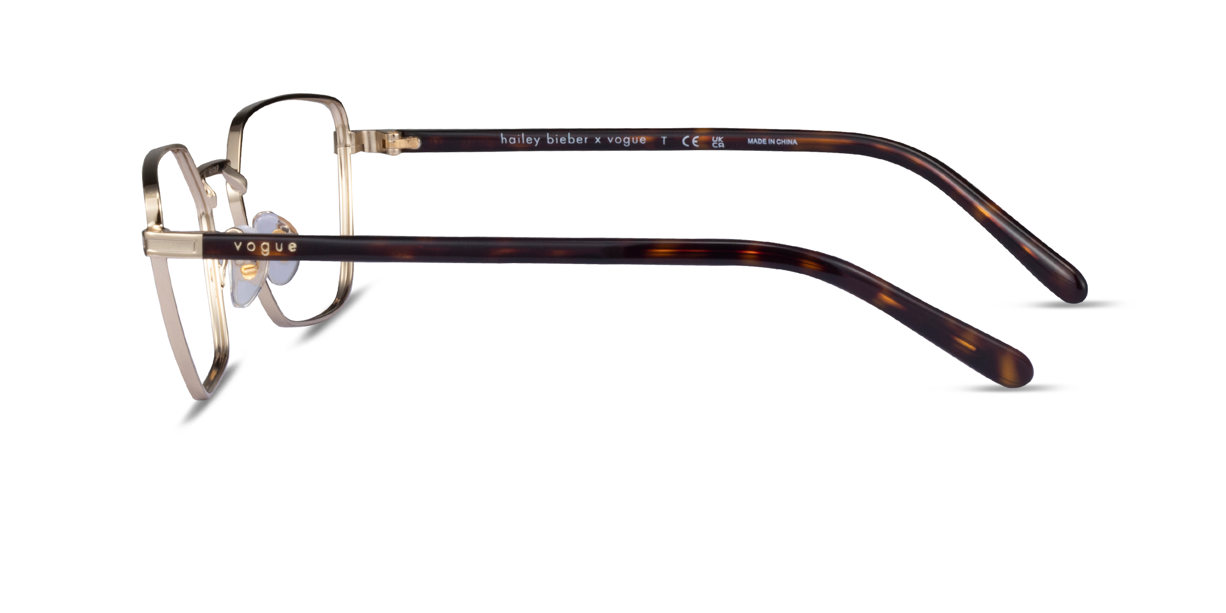 Vogue Eyewear VO4244 Rectangle Pale Gold Frame Glasses For Women