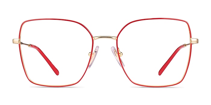 Vogue Eyewear VO4274 Red Gold Métal Montures de lunettes de vue d'EyeBuyDirect
