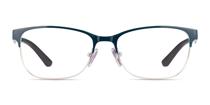 Vogue Eyewear VO3940 Dark Green Silver Metal Eyeglass Frames from EyeBuyDirect