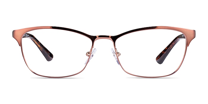 Vogue Eyewear VO3987B Brown Metal Eyeglass Frames from EyeBuyDirect