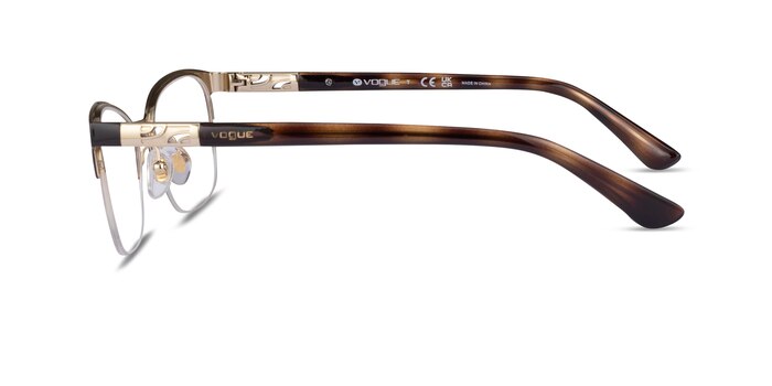 Vogue Eyewear VO4067 Brun Métal Montures de lunettes de vue d'EyeBuyDirect