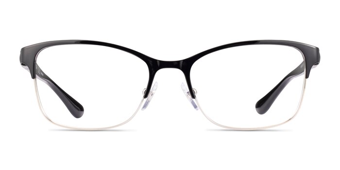 Vogue Eyewear VO4050 Black Silver Métal Montures de lunettes de vue d'EyeBuyDirect