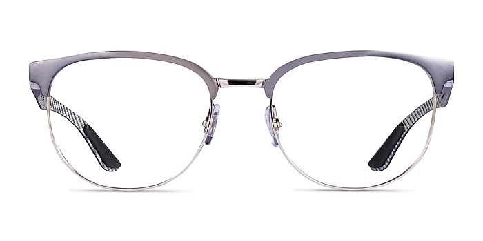 Ray-Ban RB8422 Gray Silver Métal Montures de lunettes de vue d'EyeBuyDirect