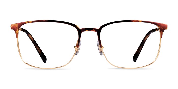 Ray-Ban RB6494 Tortoise Gold Metal Eyeglass Frames from EyeBuyDirect