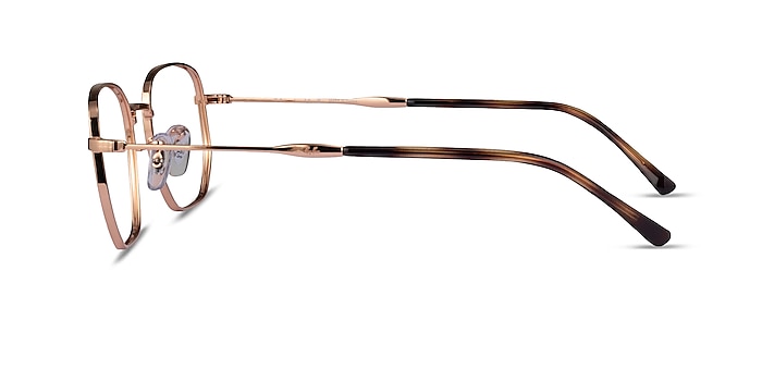 Ray-Ban RB6496 Rose Gold Metal Eyeglass Frames from EyeBuyDirect
