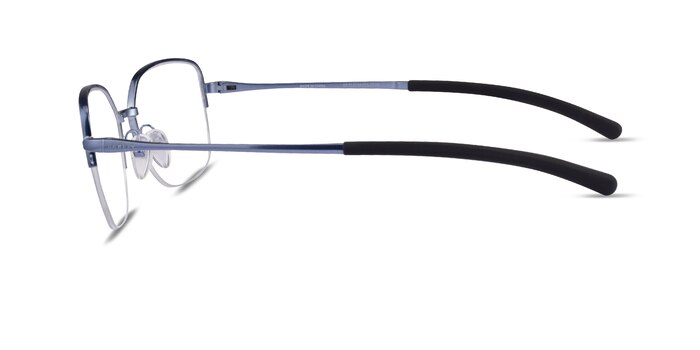 Oakley Moonglow Satin Blue Metal Eyeglass Frames from EyeBuyDirect