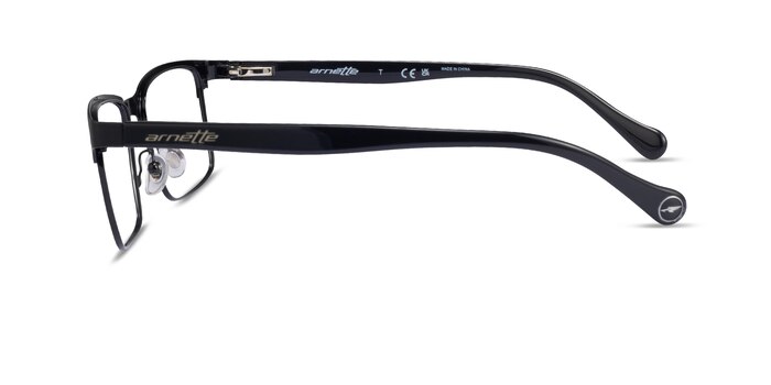 ARNETTE Component Shiny Black Metal Eyeglass Frames from EyeBuyDirect