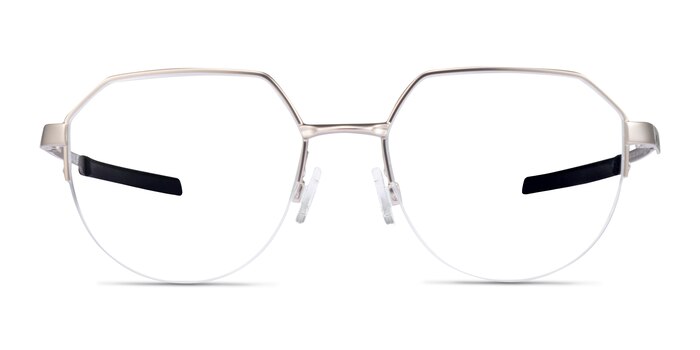 Oakley Inner Foil Satin Chrome Metal Eyeglass Frames from EyeBuyDirect