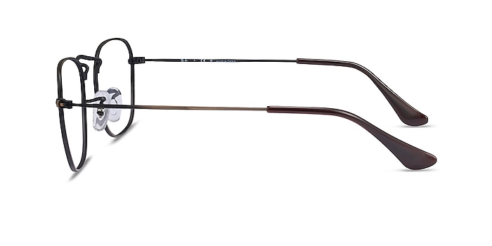 Ray-Ban RB3857V Frank Antique Gold Metal Eyeglass Frames from EyeBuyDirect