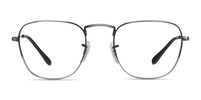 Ray-Ban RB3857V Frank Shiny Antique Gunmetal Metal Eyeglass Frames from EyeBuyDirect