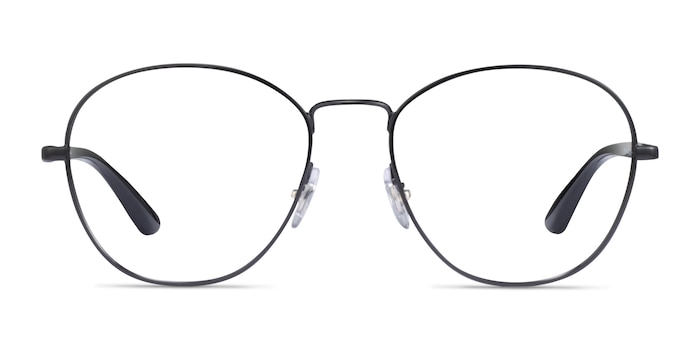 Ray-Ban RB6470 Black Metal Eyeglass Frames from EyeBuyDirect