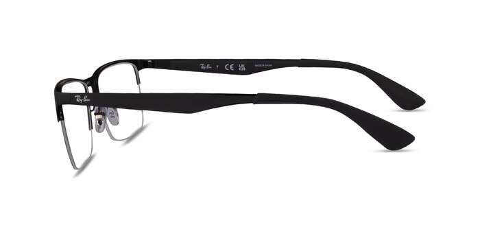 Ray-Ban RB6335 Matte Black Métal Montures de lunettes de vue d'EyeBuyDirect