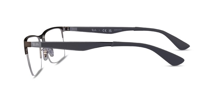 Ray-Ban RB6335 Matte Gunmetal Métal Montures de lunettes de vue d'EyeBuyDirect