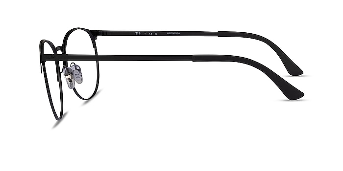 Ray-Ban RB6375 Matte Black Metal Eyeglass Frames from EyeBuyDirect