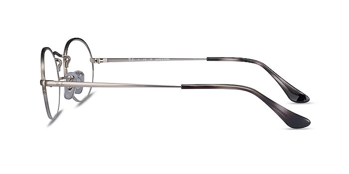 Ray-Ban RB6547 Matte Silver Metal Eyeglass Frames from EyeBuyDirect