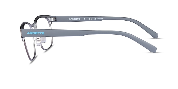 ARNETTE Waterly Silver Gray Métal Montures de lunettes de vue d'EyeBuyDirect