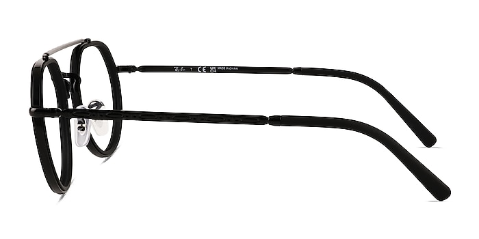 Ray-Ban RB3765V Noir Métal Montures de lunettes de vue d'EyeBuyDirect