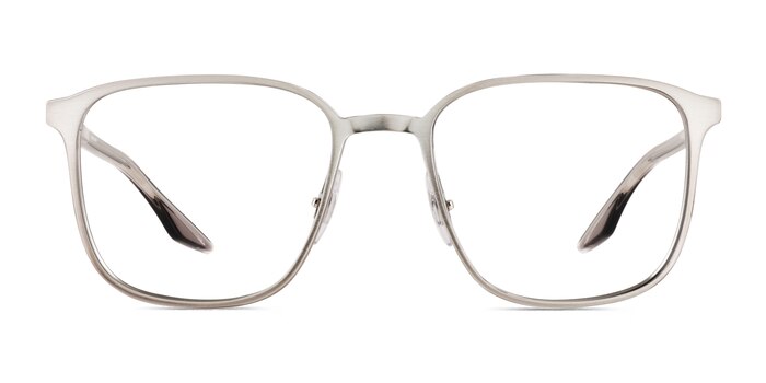 Ray-Ban RB6512 Brushed Gunmetal Metal Eyeglass Frames from EyeBuyDirect