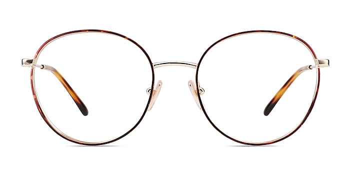 Vogue Eyewear VO4280 Tortoise Pale Gold Métal Montures de lunettes de vue d'EyeBuyDirect