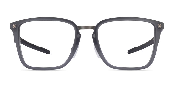 Oakley Cognitive Satin Gray Metal Eyeglass Frames from EyeBuyDirect