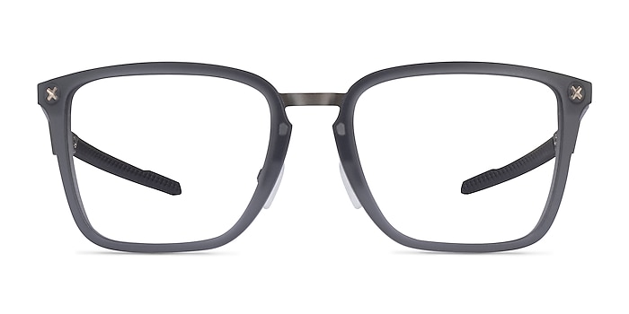 Oakley Cognitive Satin Gray Metal Eyeglass Frames from EyeBuyDirect