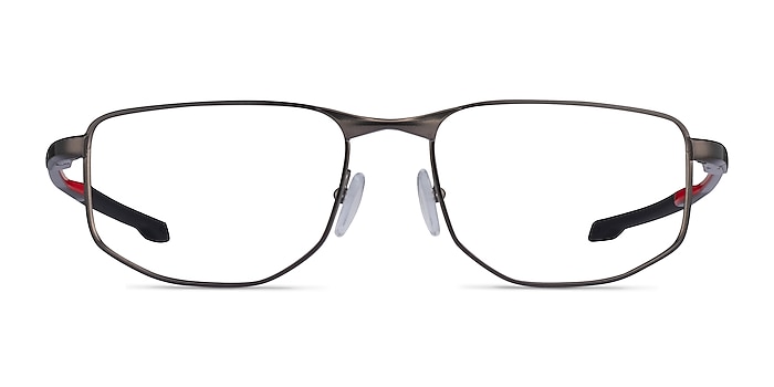 Oakley Addams Brown Gunmetal Metal Eyeglass Frames from EyeBuyDirect