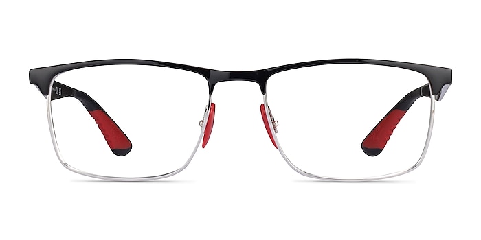 Ray-Ban RB6516M Black Silver Métal Montures de lunettes de vue d'EyeBuyDirect