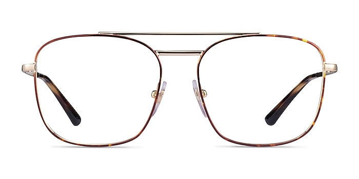Vogue Eyewear VO4140M Tortoise Gold Metal Eyeglass Frames from EyeBuyDirect
