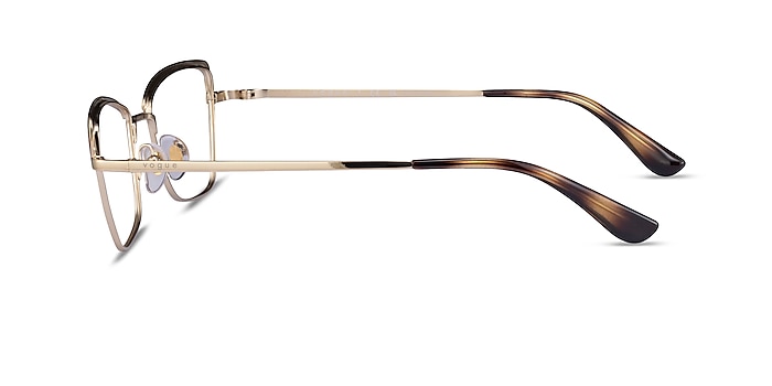 Vogue Eyewear VO4185 Tortoise Gold Metal Eyeglass Frames from EyeBuyDirect