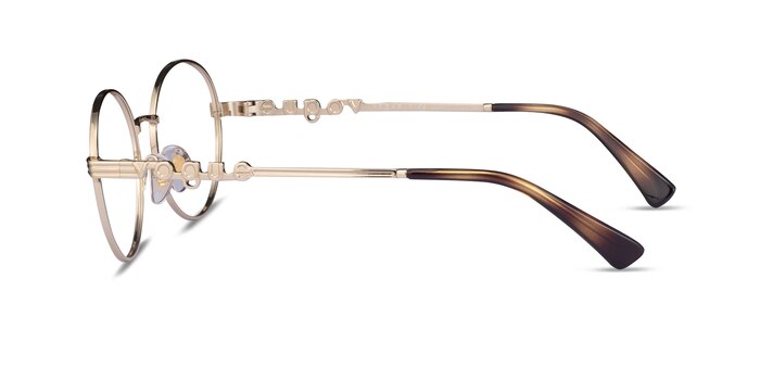 Vogue Eyewear VO4222 - Round Light Gold Frame Eyeglasses | Eyebuydirect