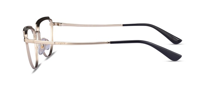Vogue Eyewear VO4230 Black Gold Métal Montures de lunettes de vue d'EyeBuyDirect