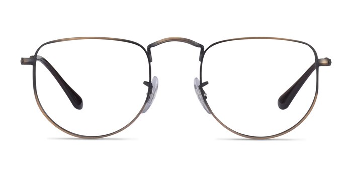 Ray-Ban RB3958V Elon Bronze Métal Montures de lunettes de vue d'EyeBuyDirect