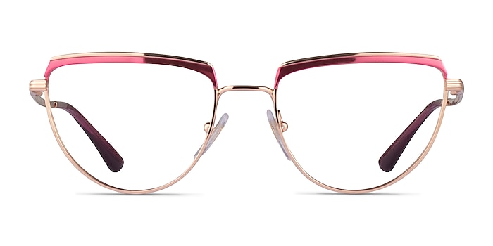 Vogue Eyewear VO4230 Pink Rose Gold Metal Eyeglass Frames from EyeBuyDirect