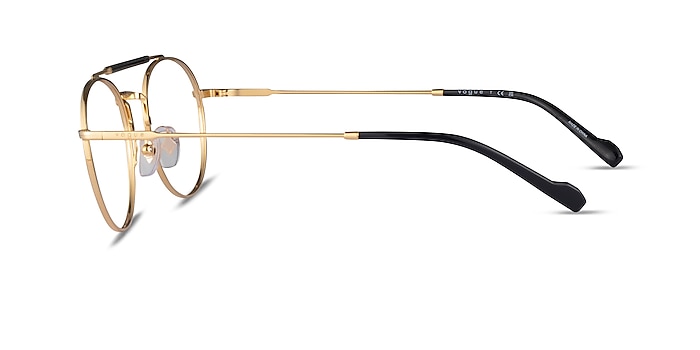 Vogue Eyewear VO4239 Gold Metal Eyeglass Frames from EyeBuyDirect