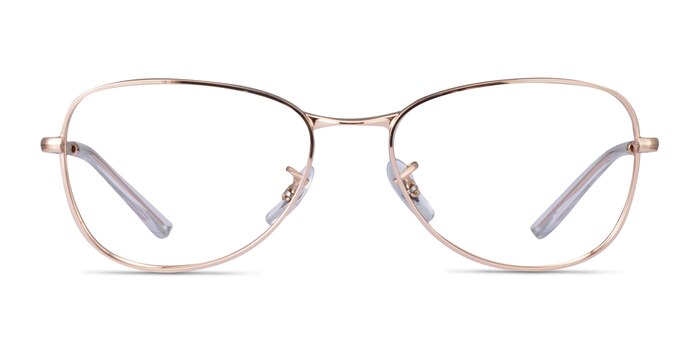 Ray-Ban RB3733V Or rose Métal Montures de lunettes de vue d'EyeBuyDirect