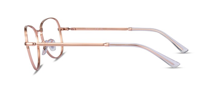 Ray-Ban RB3733V Rose Gold Metal Eyeglass Frames from EyeBuyDirect