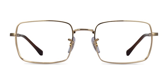 Ray-Ban RB6520 Gold Metal Eyeglass Frames from EyeBuyDirect