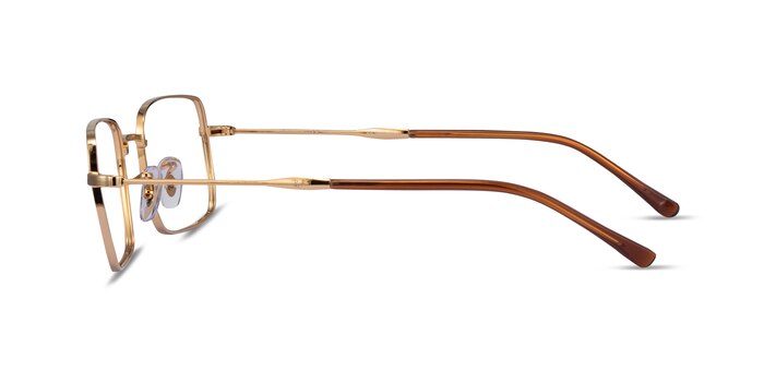 Ray-Ban RB6520 Gold Metal Eyeglass Frames from EyeBuyDirect