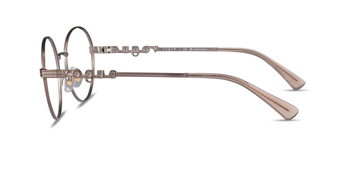 Vogue Eyewear VO4222 Light Brown Metal Eyeglass Frames from EyeBuyDirect