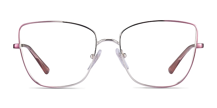 Vogue Eyewear VO4225 Pink Silver Métal Montures de lunettes de vue d'EyeBuyDirect