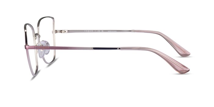 Vogue Eyewear VO4225 Pink Silver Metal Eyeglass Frames from EyeBuyDirect