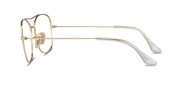 Ray-Ban RB6499 Gold Metal Eyeglass Frames from EyeBuyDirect