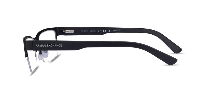 Armani Exchange AX1014 Matte Black Metal Eyeglass Frames from EyeBuyDirect