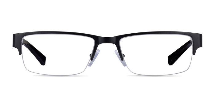 Armani Exchange AX1015 Shiny Black Métal Montures de lunettes de vue d'EyeBuyDirect