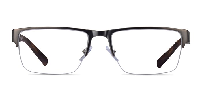 Armani Exchange AX1018 Matte Gunmetal Métal Montures de lunettes de vue d'EyeBuyDirect