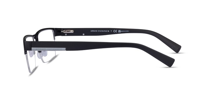 Armani Exchange AX1018 Matte Black Metal Eyeglass Frames from EyeBuyDirect