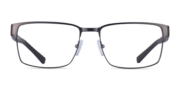 Armani Exchange AX1019 Matte Gunmetal Metal Eyeglass Frames from EyeBuyDirect