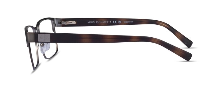 Armani Exchange AX1019 Gunmetal Metal Eyeglass Frames from EyeBuyDirect