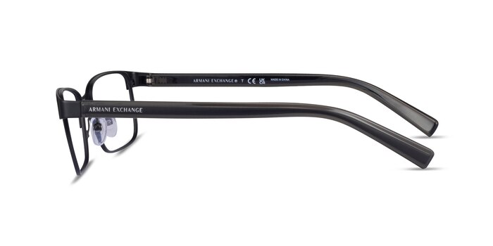 Armani Exchange AX1042 Matte Black Metal Eyeglass Frames from EyeBuyDirect