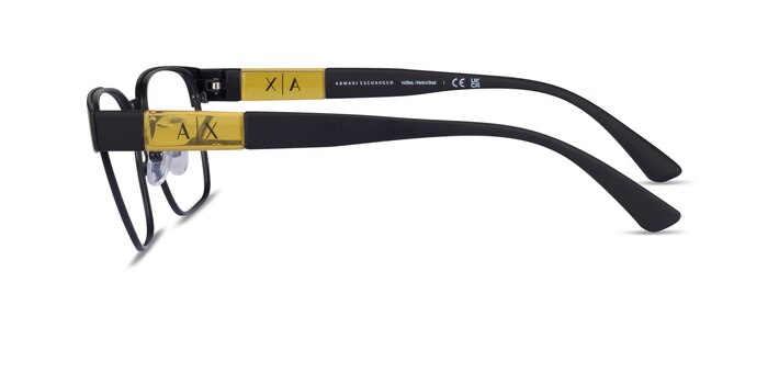 Armani Exchange AX1052 Matte Black Métal Montures de lunettes de vue d'EyeBuyDirect